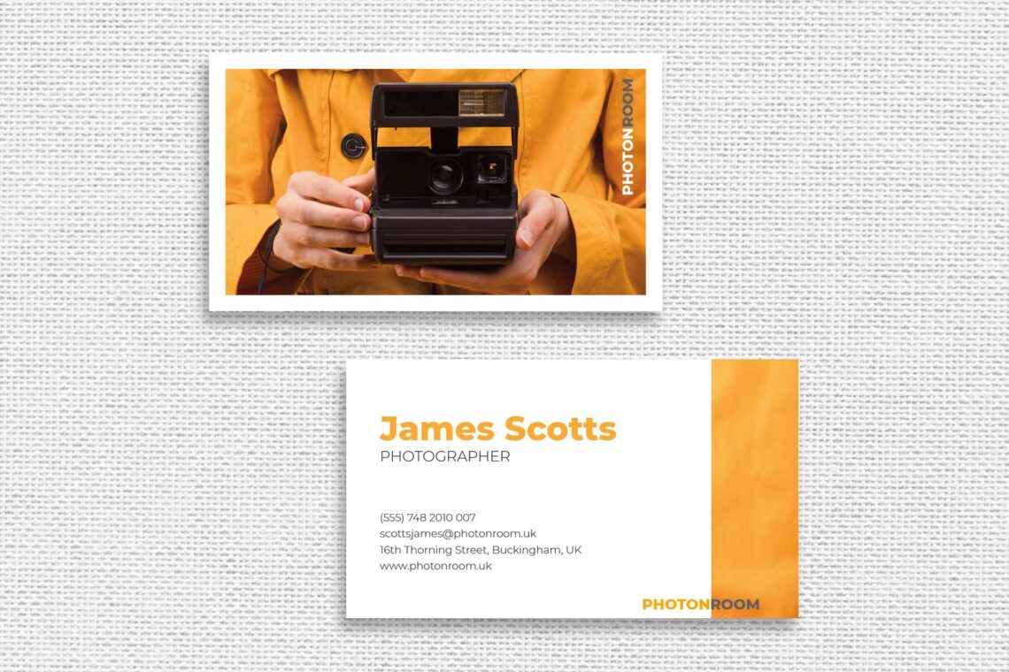 tips on creating a good business design card for your best advantage 1 Business Card – Photographer Identity Template