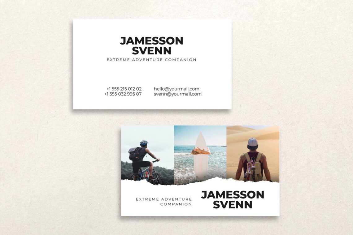 tips on creating a good business design card for your best advantage 2 Business Card – Extreme Adventure Companion