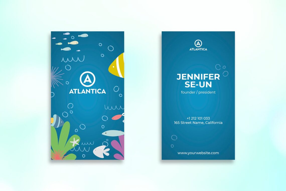 tips on creating a good business design card for your best advantage 3 Business Card – Blue Sea Template