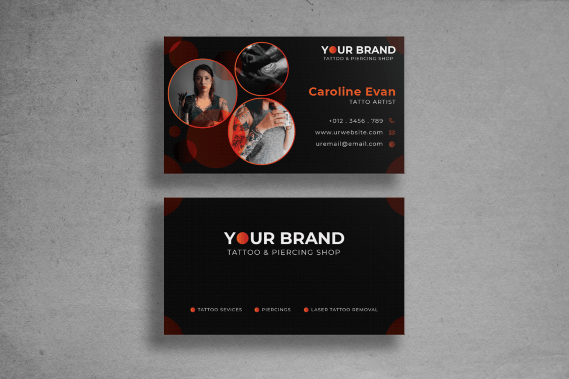 tips on creating a good business design card for your best advantage 4 Business Card – Tattoo Artist Brand