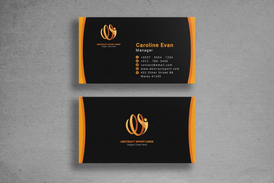 tips on creating a good business design card for your best advantage 6 Business Card – Sport Club Identity