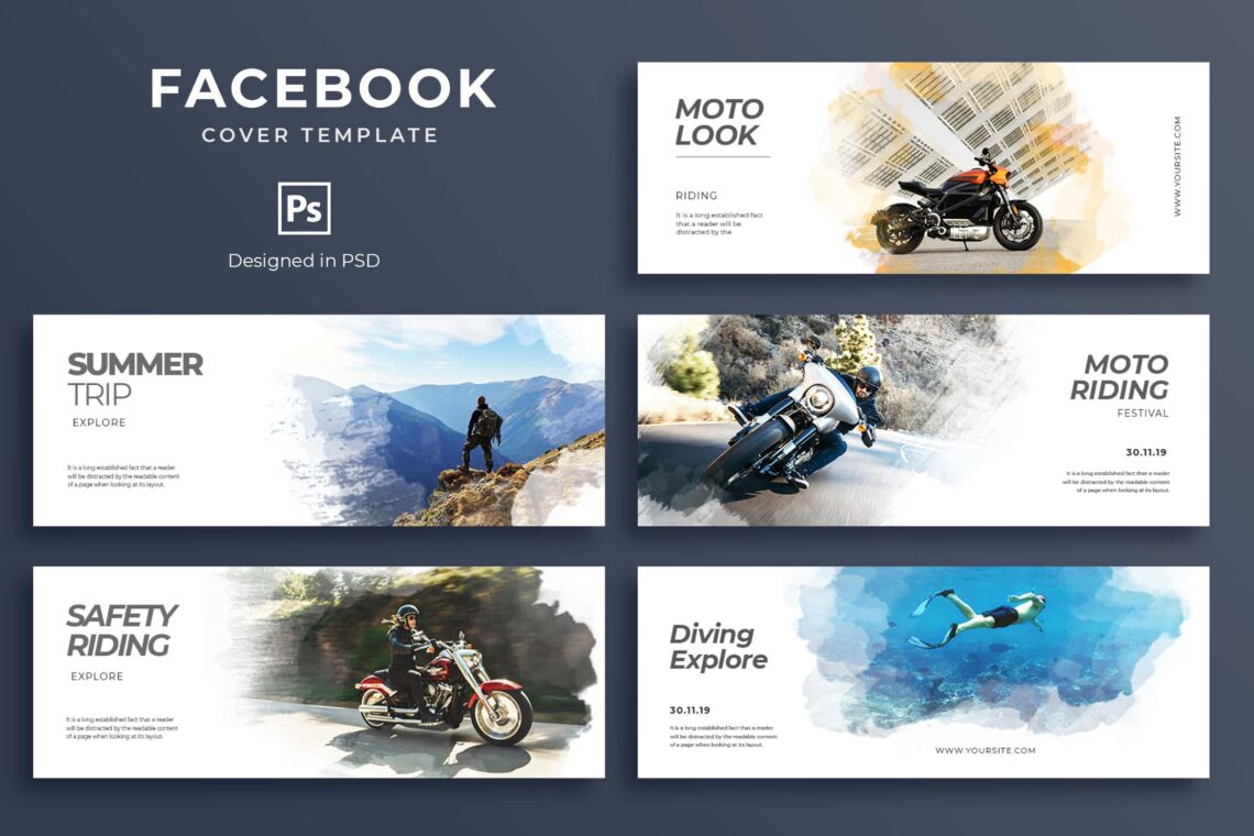 Facebook Cover - Moto Riding Trip