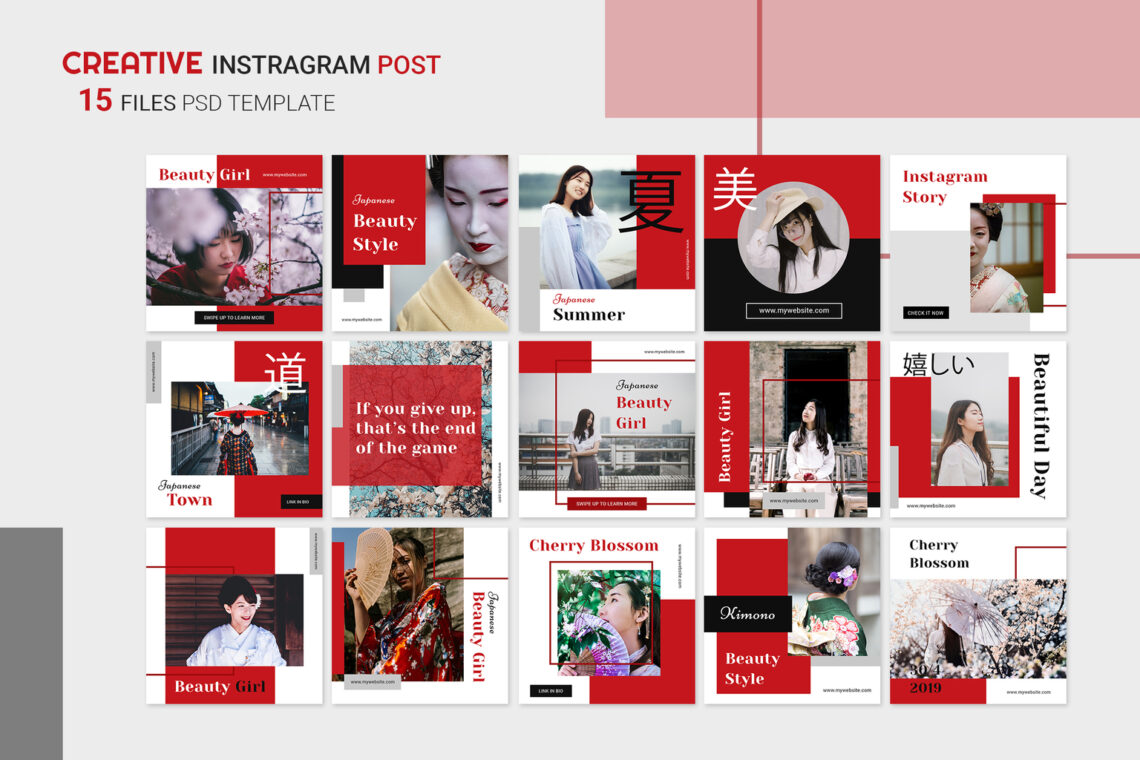 Instagram Banner - Japanese Beauty Style