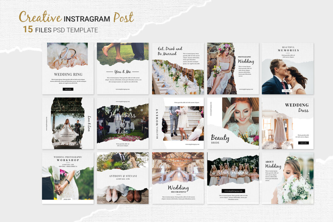 Instagram Banner - Wedding Memories