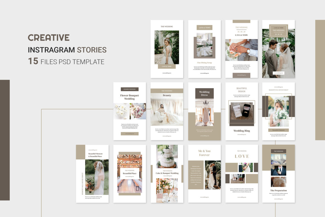 Instagram Stories - Wedding Activity
