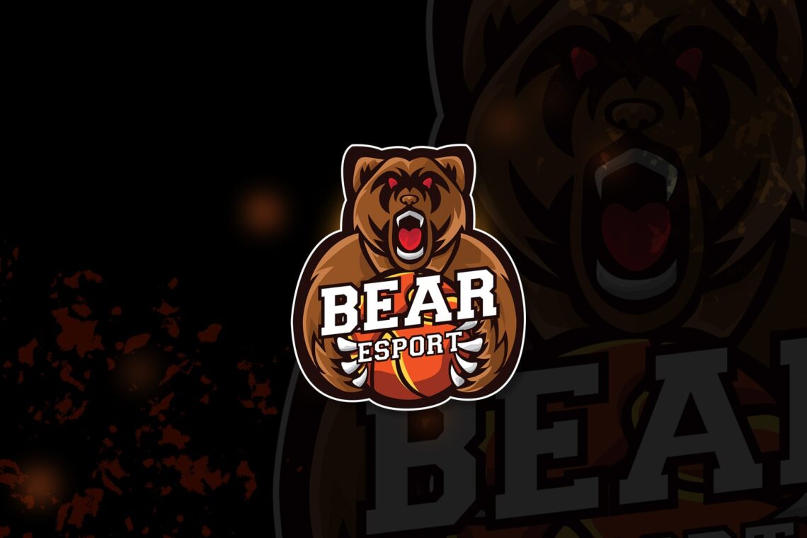 esport logo – angry bear