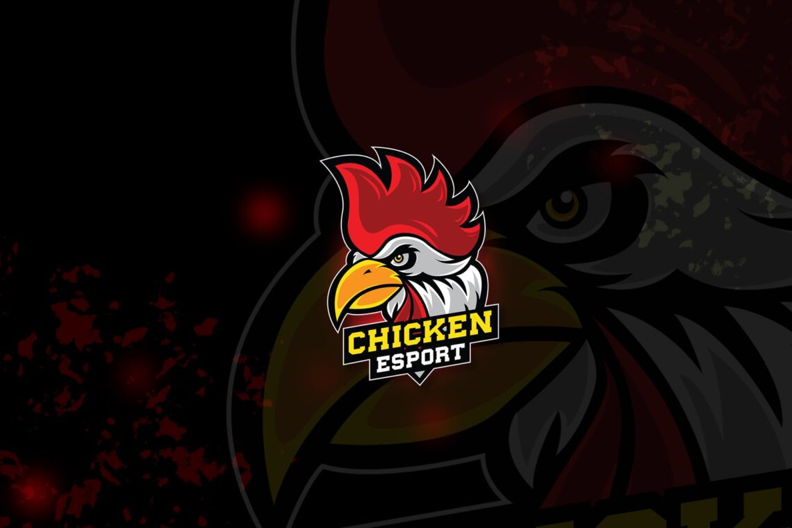 esport logo – chicken fighters