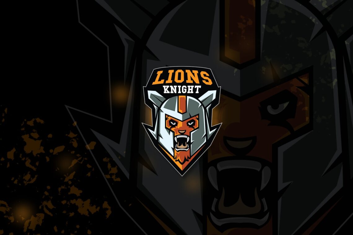 esport logo – lion knight