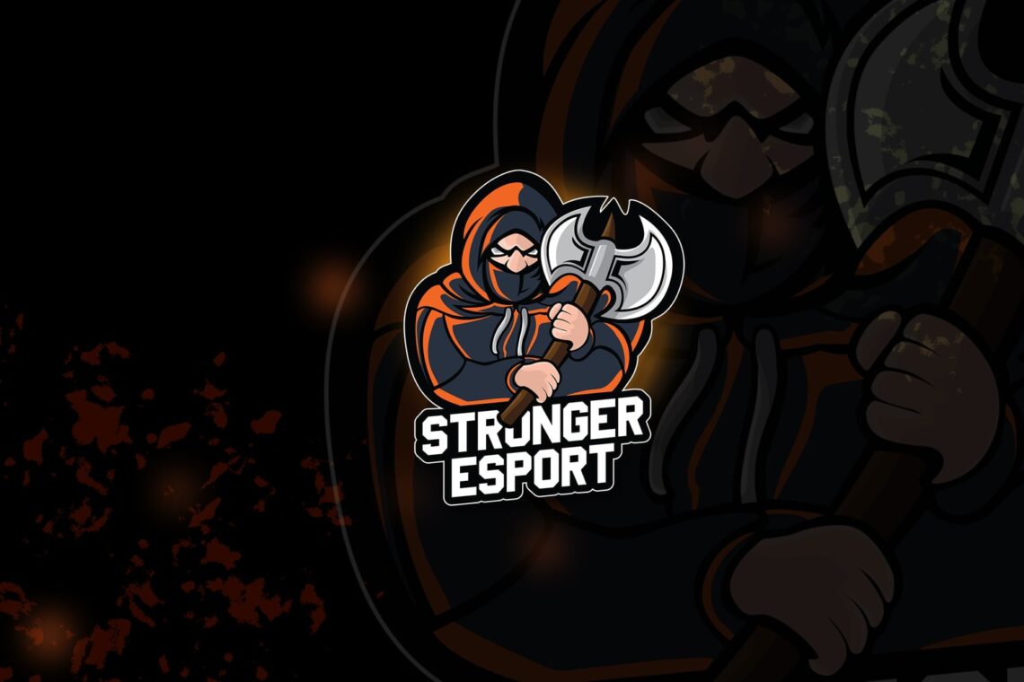 esport logo – stronger knight