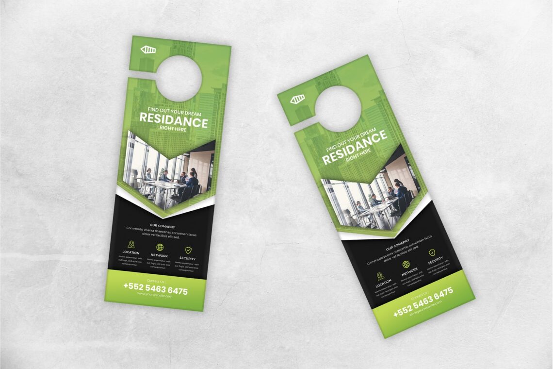 door hanger residence marketing