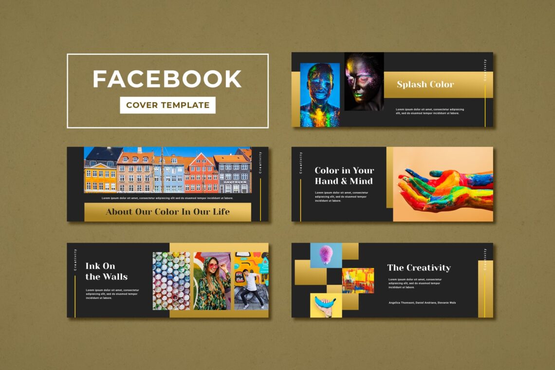 facebook cover creative wall art