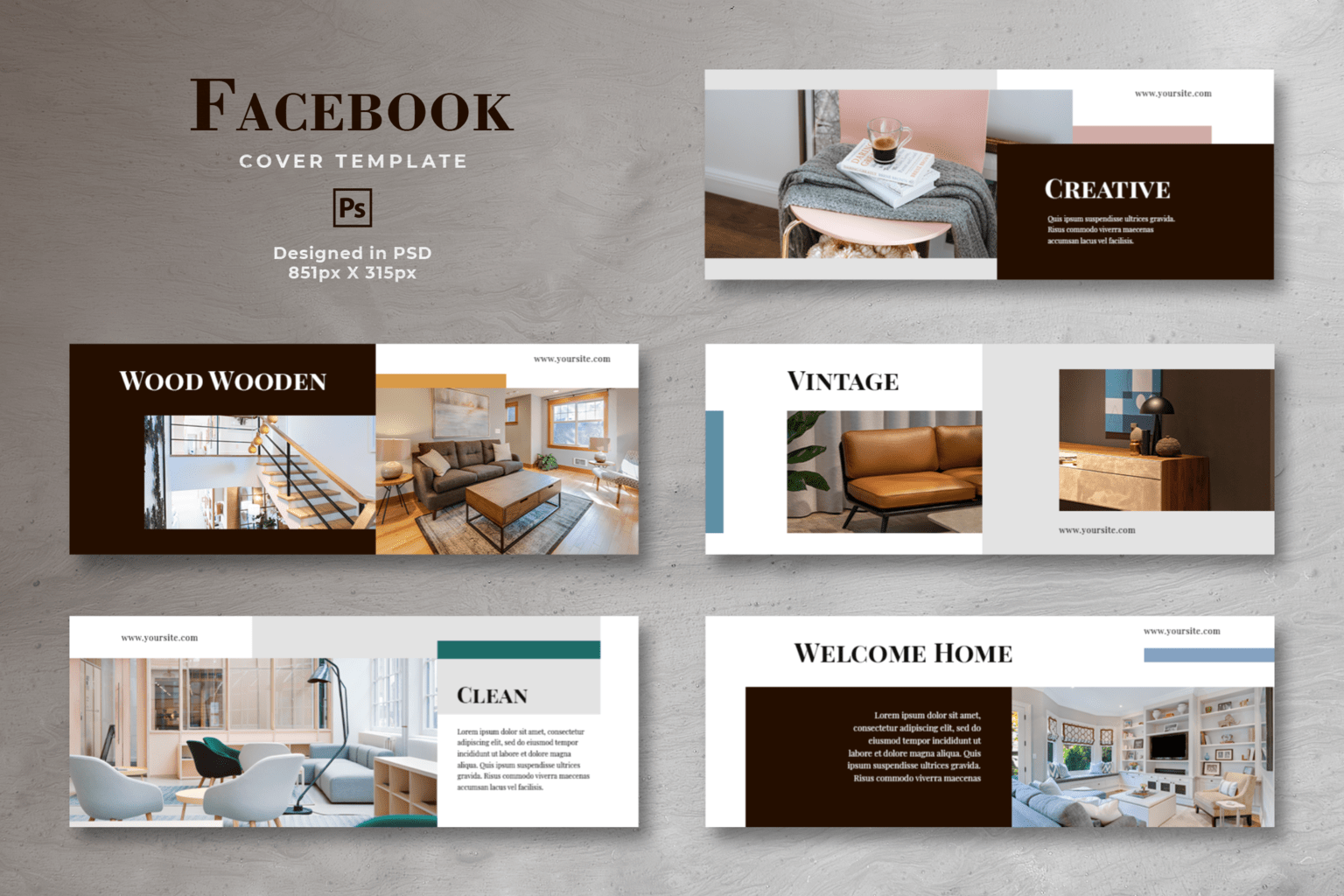 facebook cover vintage home decoration