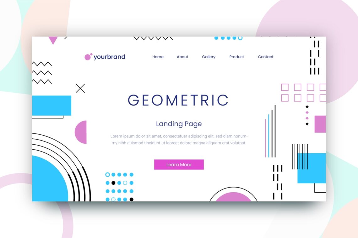 abstract background geometric spaces 1
