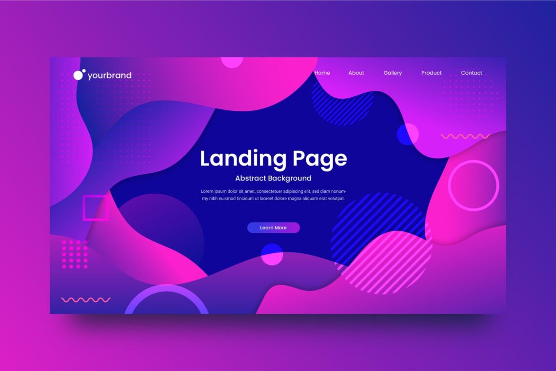 abstract background liquid gradient concept