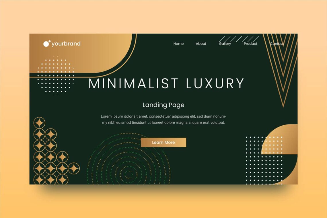 abstract background minimalist luxury design