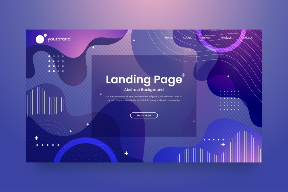 abstract background purple fluid style