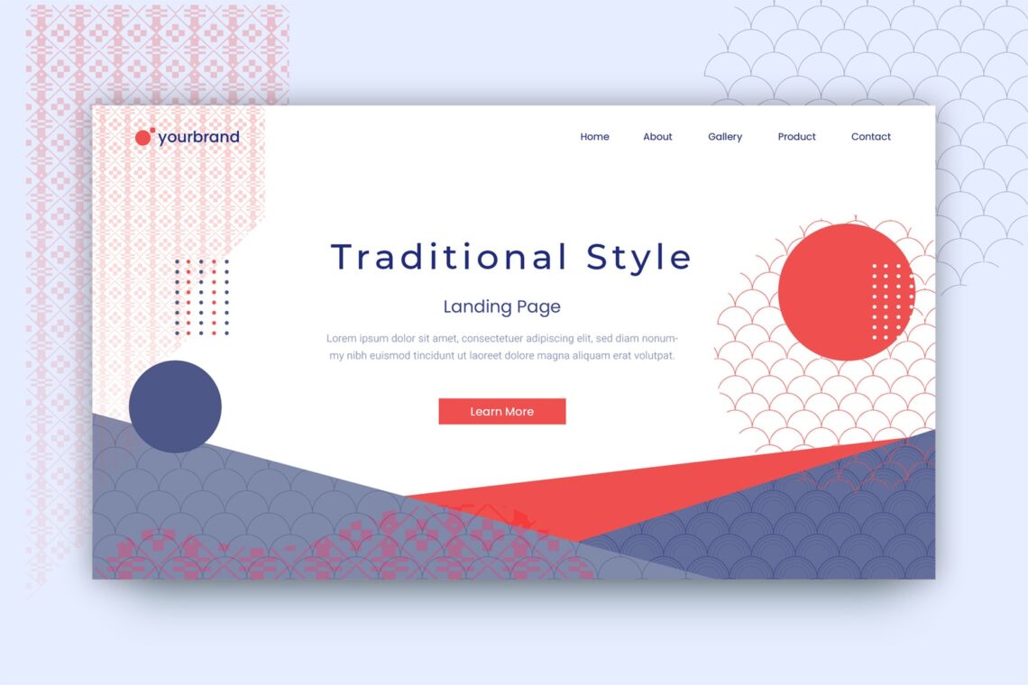 abstract background traditional japanese style