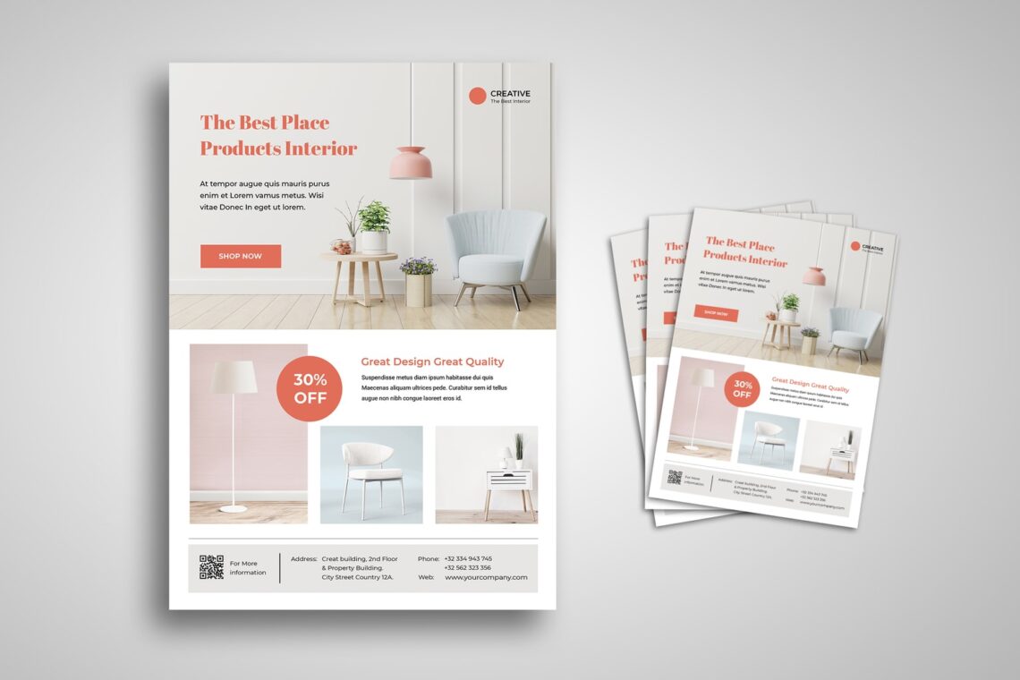 flyer best product interior