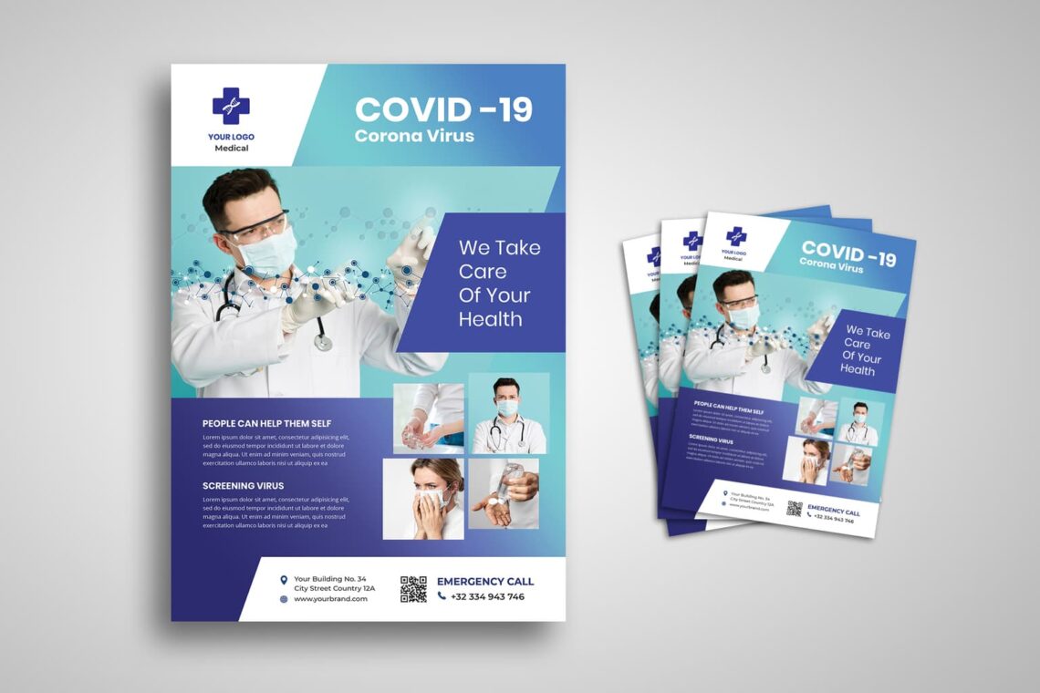 flyer corona virus treatment center 1