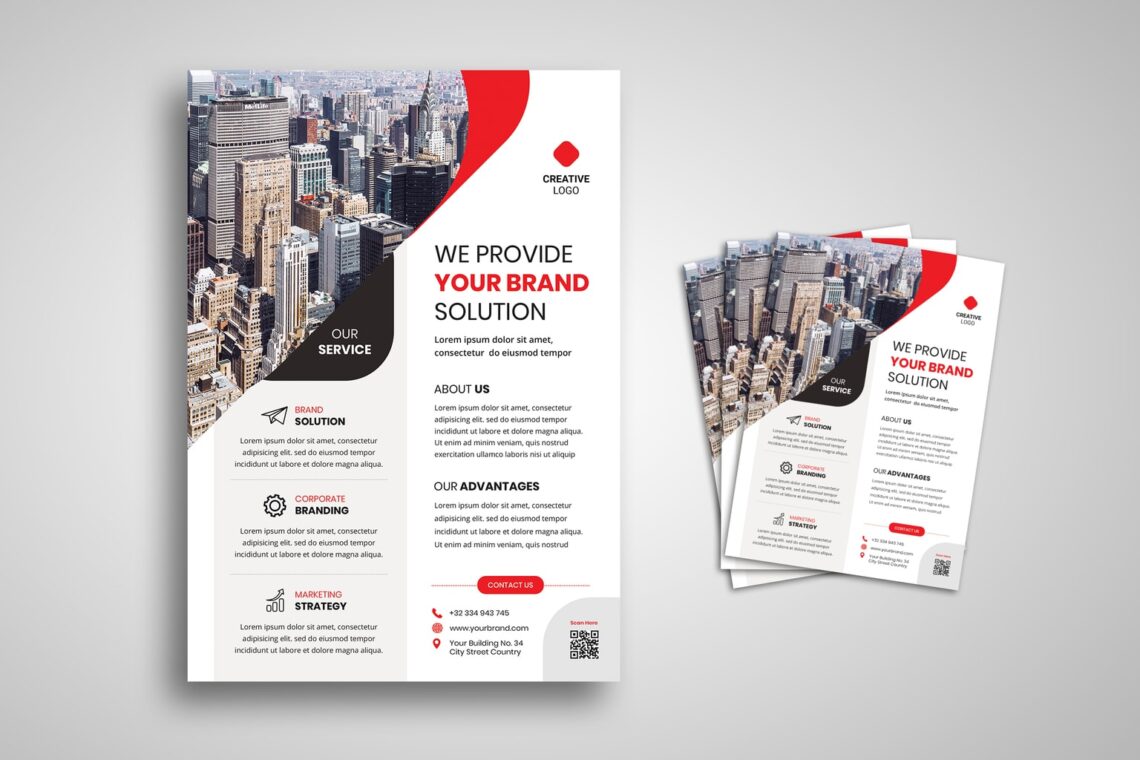 flyer corporate branding