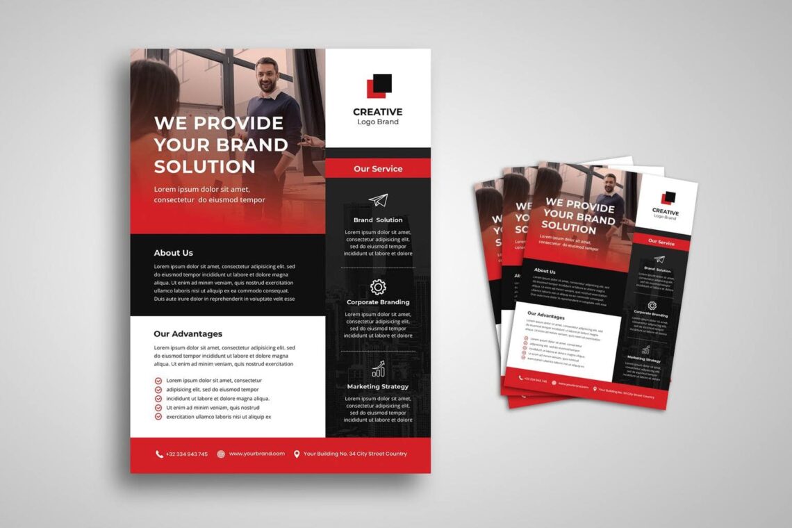 flyer corporate marketing strategy