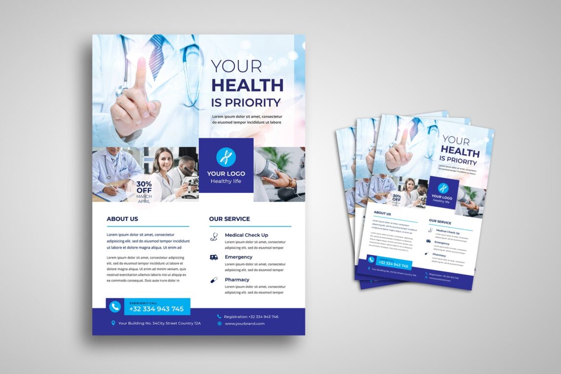flyer pharmacy lab healthy care 2