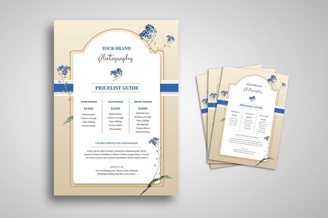 flyer photographic frame