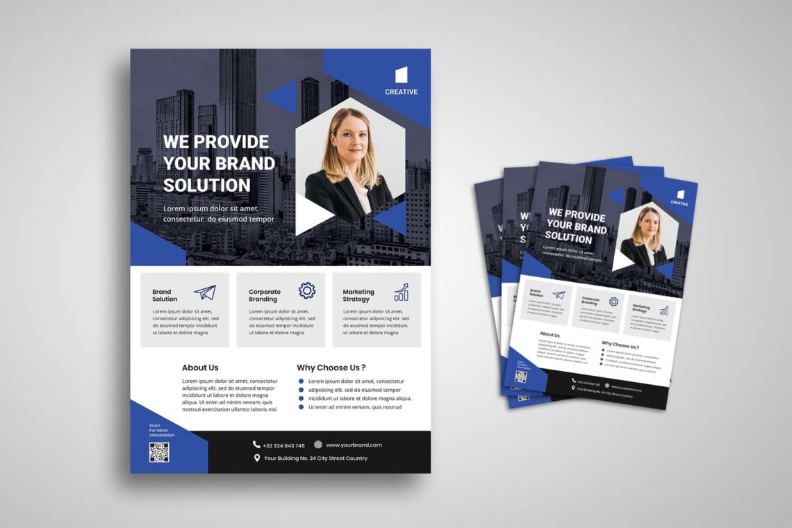 flyer provide brand solution 3