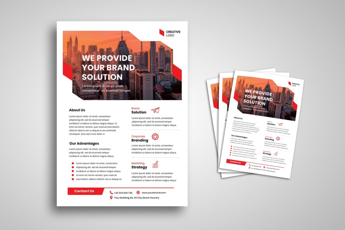 flyer provide brand solution 4