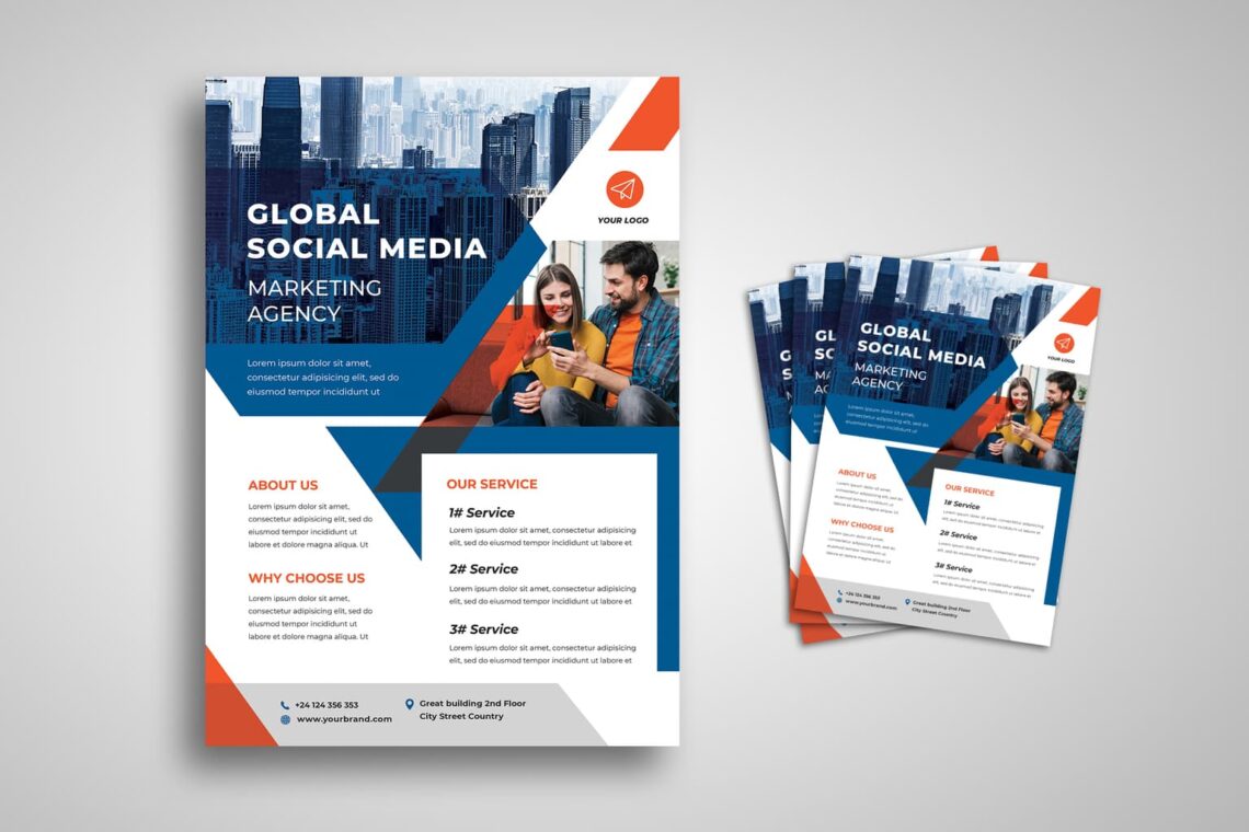 flyer social media branding