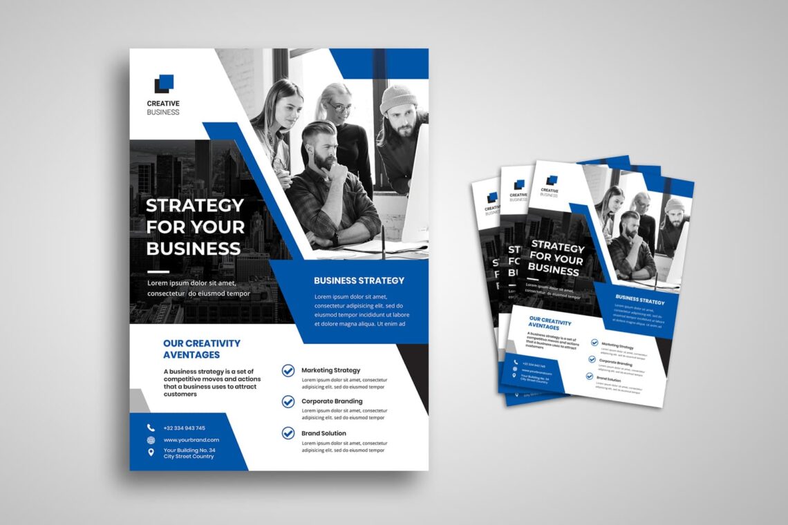 flyer template creativity strategy advantages