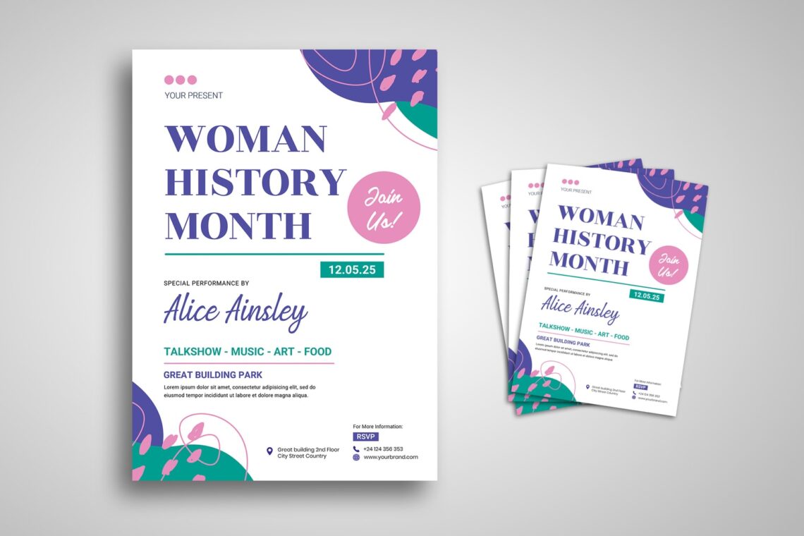 flyer woman history month 1