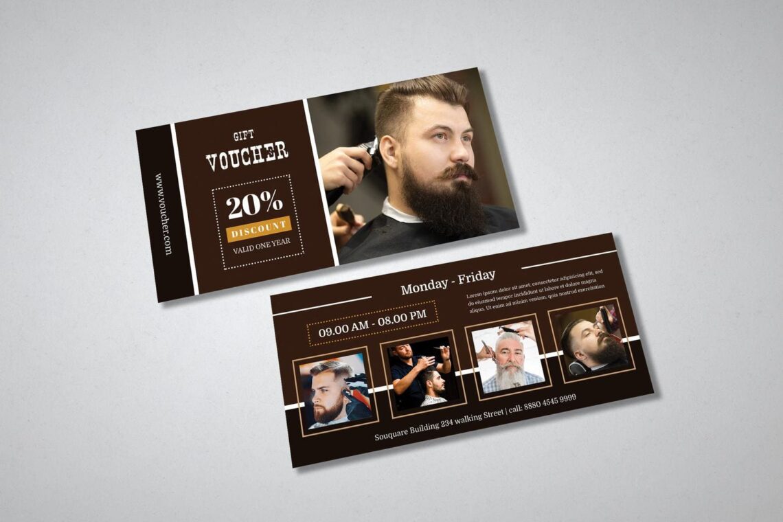 gift card voucher barbershop discount
