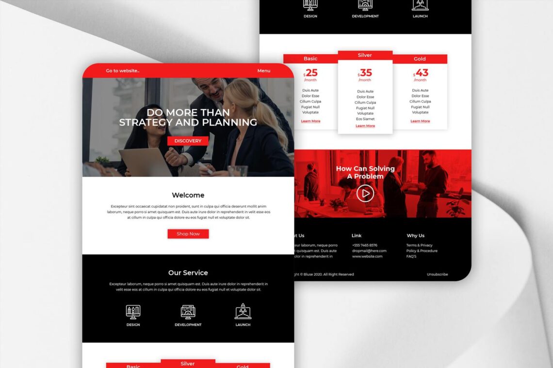 strategy planning email newsletter